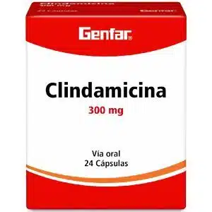 Clindamicina 300Mg 24 Cápsulas